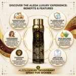 Aleda Luxury Deodorant Spray For Women 200ml (Turkey)