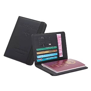 Passport Covers Holder Wallet Case (black)