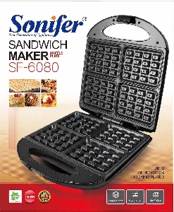 Sonifer Sandwich Maker & Waffle Plate SF-6080