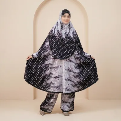Elegant Palazzo long Khimar Set