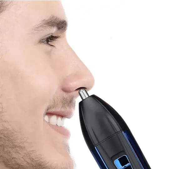 Kemei KM-6330 3-in-1 Rechargeable Hair Trimmer, Electric Shaver & Nose Clipper Grooming Kit For Men – Universal Voltage, 60 Min Runtime
