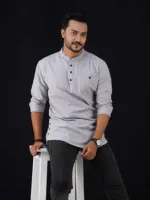 Men's Solid Colour Sakura Cotton Katua, Sizes M to XXL