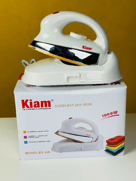 Kiam ES596 1000W Cordless Electric Dry Iron