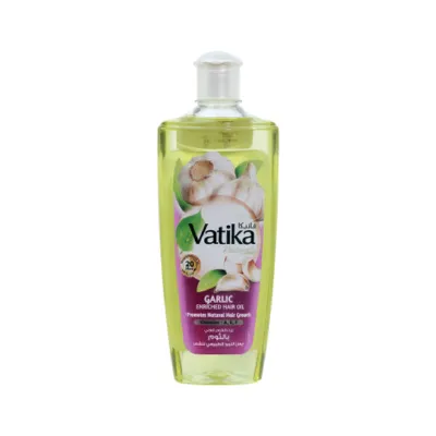Vatika Naturals Garlic Enriched Hair Oil Natural 300ml (UAE)