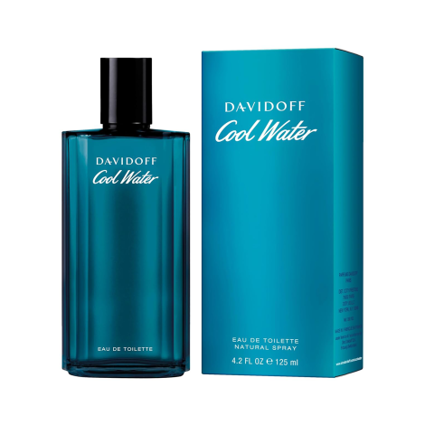 Davidoff Cool Water Eau De Toilette Natural Spray 125ml (France)