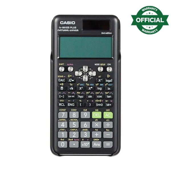 Casio fx-991ES Plus 2nd edition 12 Digit (10 & 2) Non Programmable Black Scientific Calculator