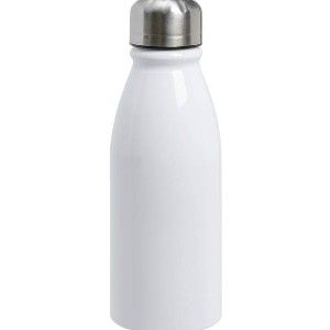 Silicon bottle Fancy white 500 ml