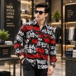 Men's Full Sleeve Micro Stitch Digital Print Shirt, M to XXL