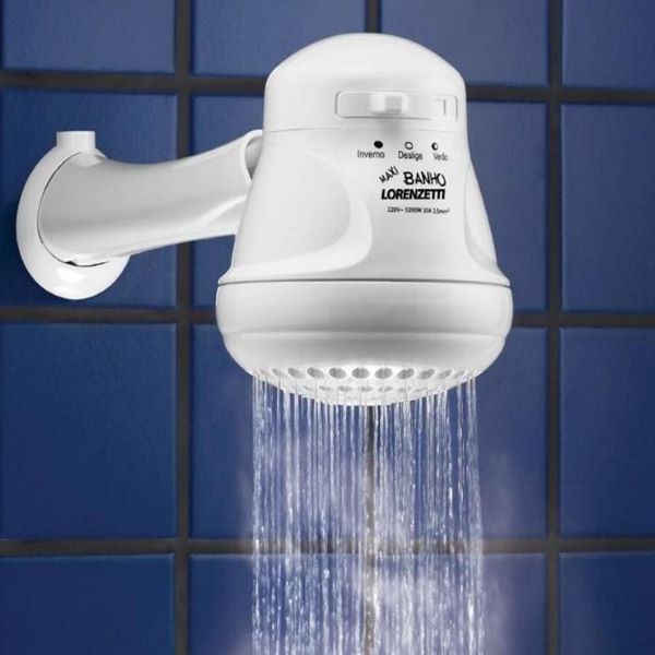 hot shower water heater-white