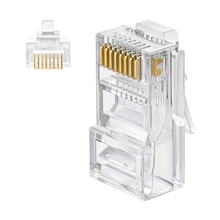 Safenet CAT-6 Unshielded 8P8C RJ45 Transparent Connector