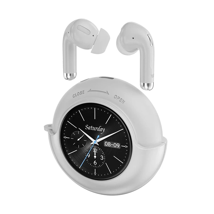 WEOFLY Lifefits TWS Bluetooth Earbuds with Smart Touchscreen White