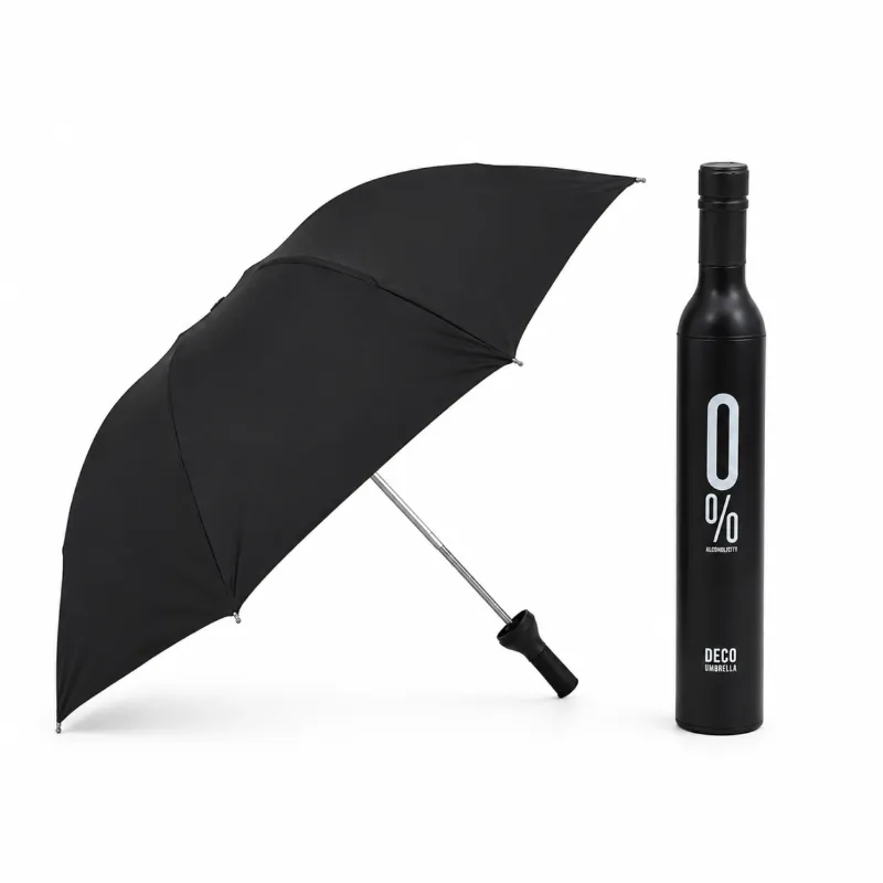 Wine Bottle Shaped Folding Umbrella