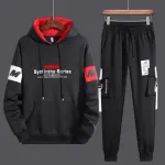 CVC Hoodie and Suede Cloth Trouser Combo Set, Sizes M to XL