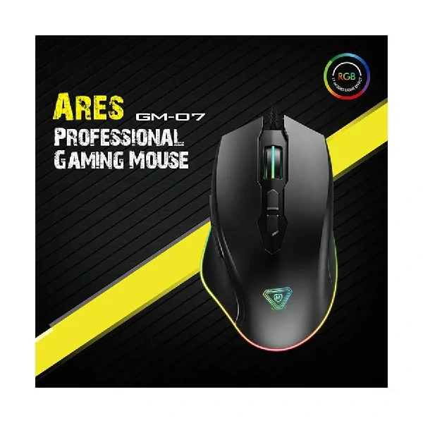 Micropack GM-07 ARES RGB Wired Black Gaming Mouse