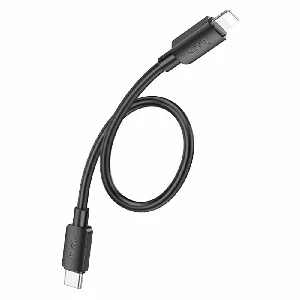 Hoco X96 20W 2.4A (Type C-To-IP) Short Charging Data Cable – 25cm