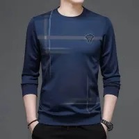 Men's Mixed Cotton Mesh Full Sleeve T-Shirt, 6 Colours