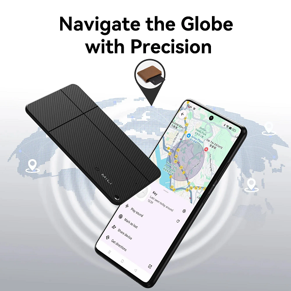 MiLi MiCard Pro Duo Anti-Loss Digital Business Card & Wallet Tracker