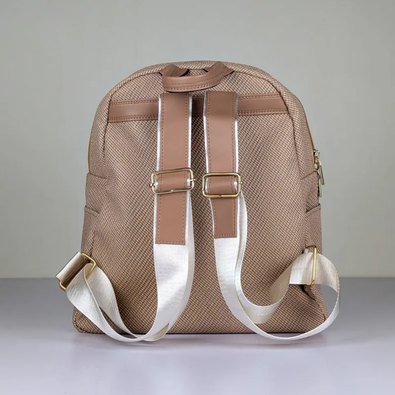 Premium Textured Synthetic Leather Backpack