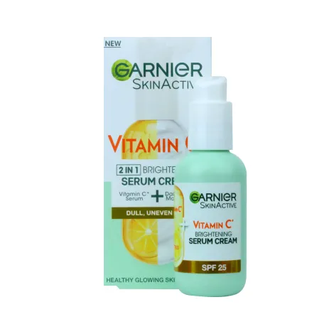 Garnier Skin Active Vitamin C 2in1 Brightening Serum Cream SPF25 50ml (Germany)