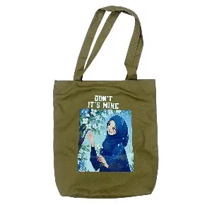"""Don’t It’s Mine"" Anime Print Tote Bag"