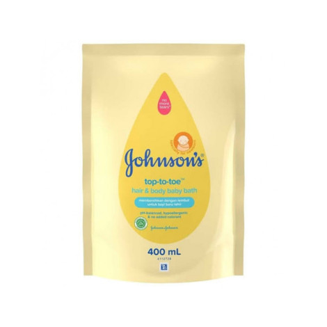 Johnson’s Top-To-Toe Hair & Body Baby Bath 400ml (Thailand)