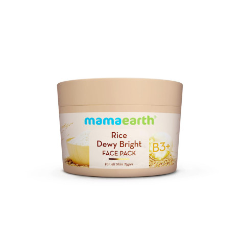 Mama Earth Rice Dewy Bright Face Pack 200g (India)