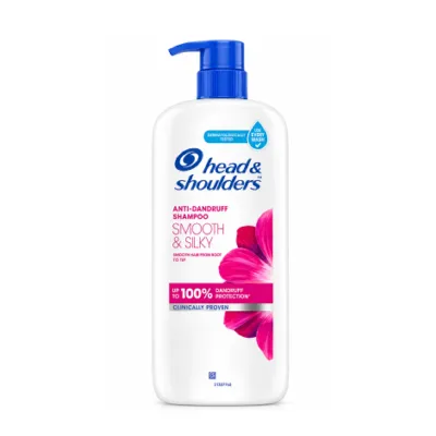 Head & Shoulders Smooth & Silky Anti Dandruff Shampoo 1.2L (India)