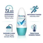 Rexona Motion Activated Shower Clean Roll On 45ml (Indonesia)