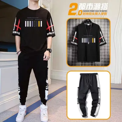 Men's 160 GSM PP T-Shirt and Trouser Summer Set, 4 Colours