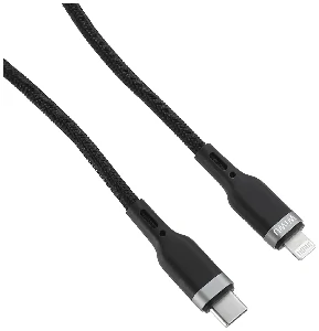 WiWu PT04 Platinum Cable Type C to Lightning 2M – Black Color
