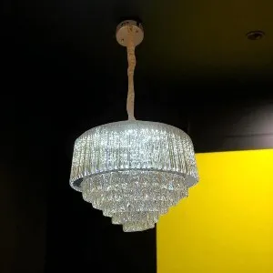 Qulik Radiant Luxe Hanging Crystal Chandelier Light (QL-A6112-500)