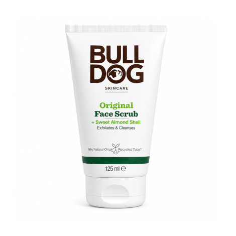 Bulldog Original Sweet Almond Shell Exfoliates & Cleanses Face Scrub 125ml (UK)