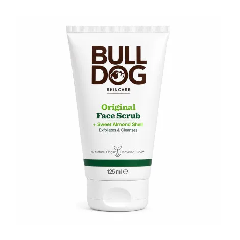 Bulldog Original Sweet Almond Shell Exfoliates & Cleanses Face Scrub 125ml (UK)