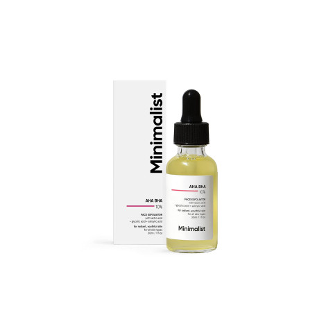 Minimalist AHA BHA 10% Face Exfoliator 30ml (India)
