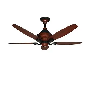 Pakhtun Penta 5 -56 inch BLDC Inverter Remote Control Ceiling Fan (Dark Wood) | PK-111