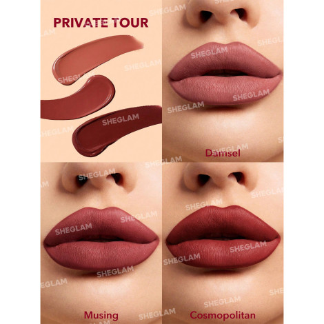 Matte Allure Mini Liquid Lipstick Set - Private Tour