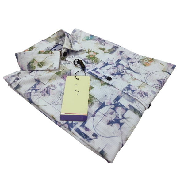 High-End Full Sleeve Luxury Printed Shirt