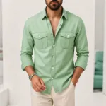 Full sleeves double pocket Shirt