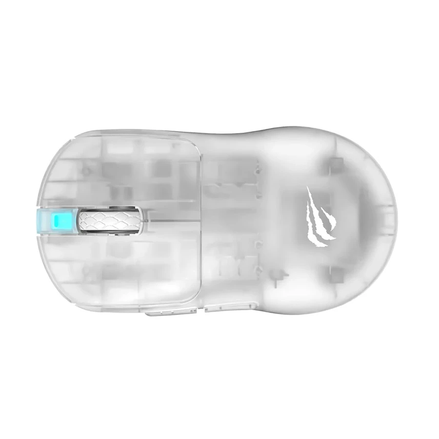 Havit MS970WB Pro Multi Mode Transparent White Gaming Mouse