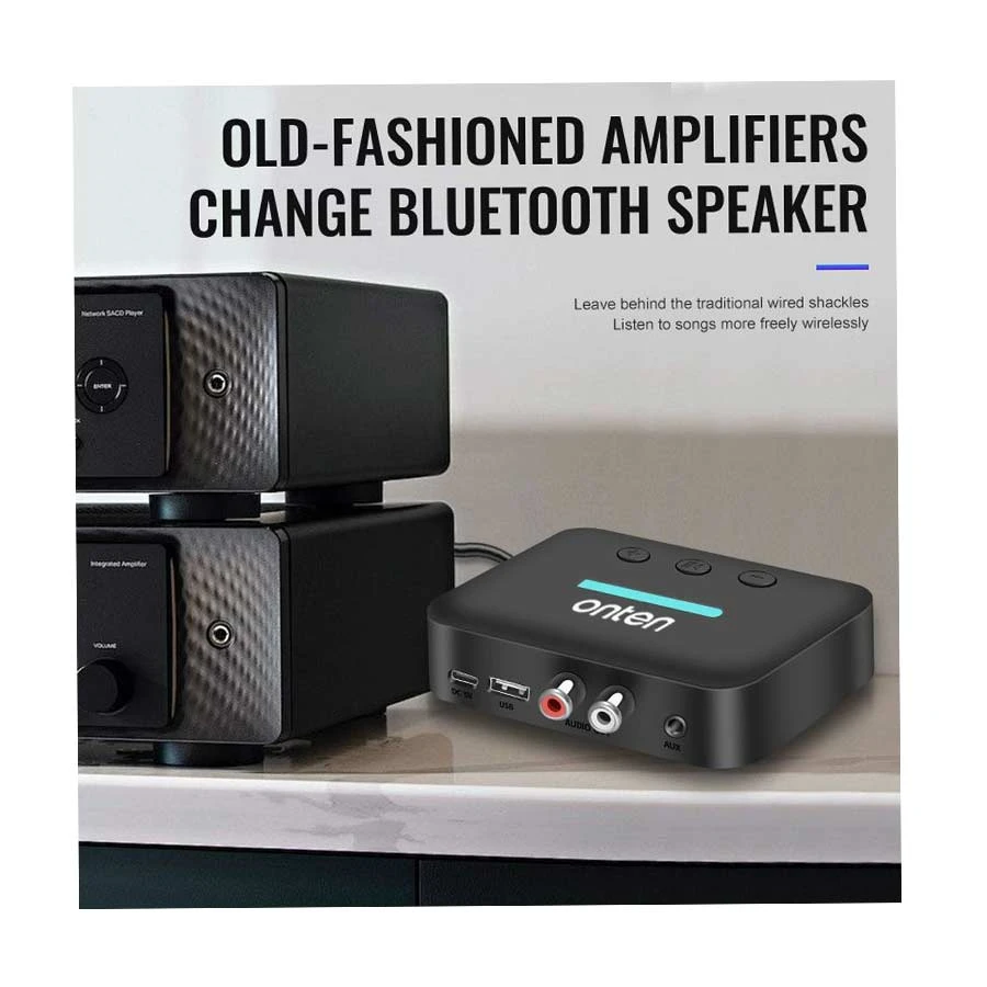 Onten OTN-BT105 Bluetooth 5.3 Audio Receiver Black