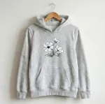 Premium Comfortable Printed Ladies Winter Hoodie