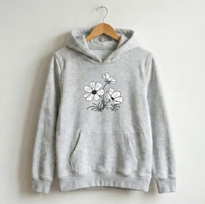Premium Comfortable Printed Ladies Winter Hoodie