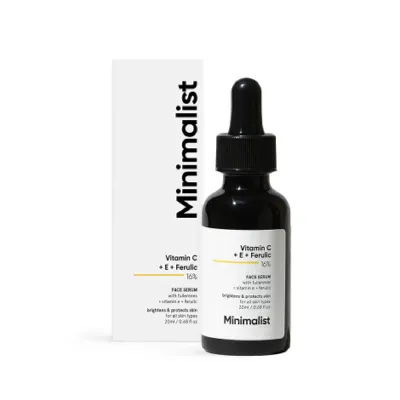 Minimalist Vitamin C+E+Ferulic-16% Face Serum 20ml (India)