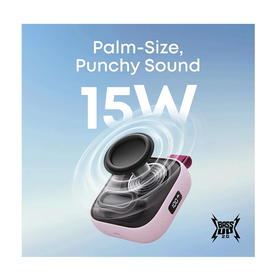 Anker Soundcore Boom Go 3i Pink Portable Bluetooth Speaker