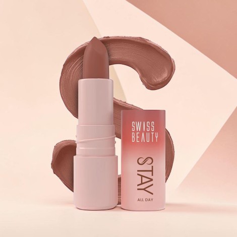 Swiss Beauty Stay All Day Lipstck - 02 Spicy (China)