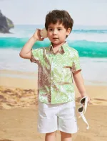 Boys' Shirt and Pant Set, 6 and 8 Years, 3 Colours