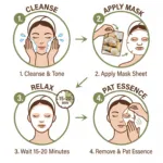 3W Clinic Fresh Potato Mask Sheet 23g (Korea)