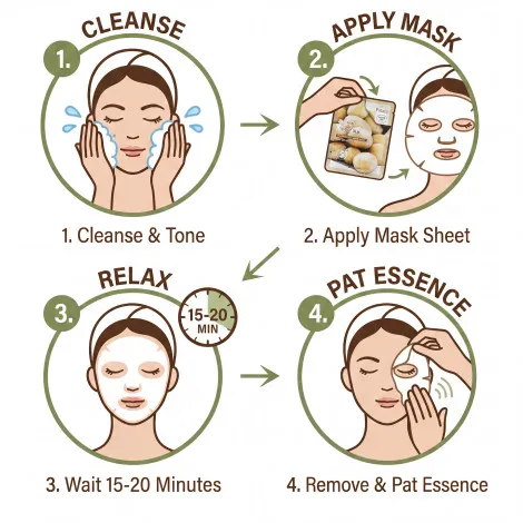 3W Clinic Fresh Potato Mask Sheet 23g (Korea)