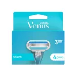 Gillette Venus Smooth 3 Razor Blades, 4 Cartridges