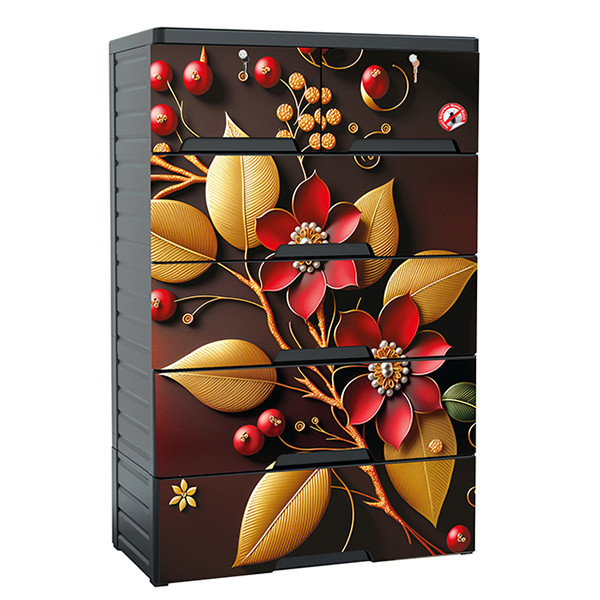 RFL Wardrobe Double 5D KD Deluxe- Red Love
